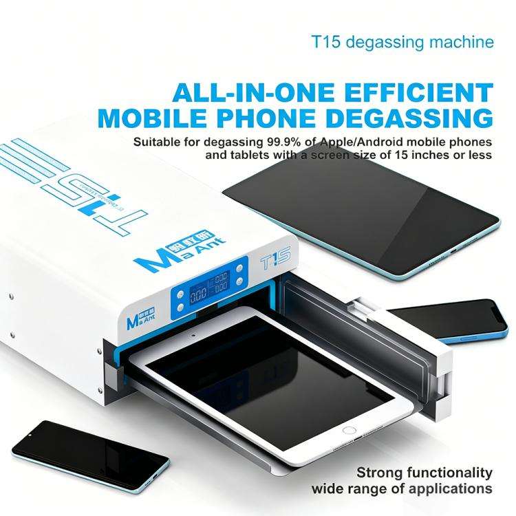 MaAnt T15 15 inch LCD Screen Smart All-in-One Defoamer Machine, Plug:EU Plug