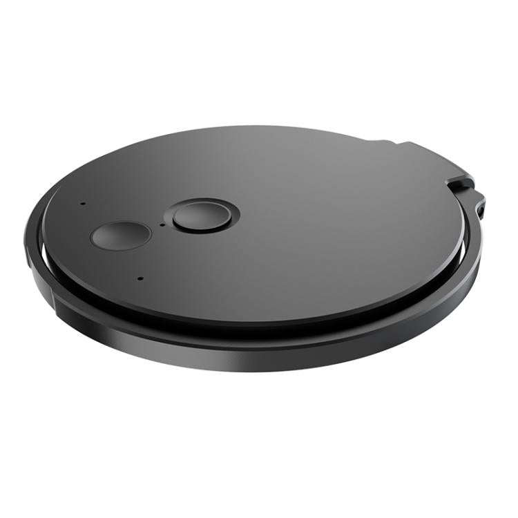 A30 Magnetic Ring AI Voice Recorder & Phone Stand Support AIREC-APP, Memory:32GB(Black)