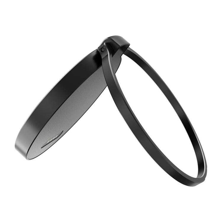 A30 Magnetic Ring AI Voice Recorder & Phone Stand Support AIREC-APP, Memory:128GB(Black)