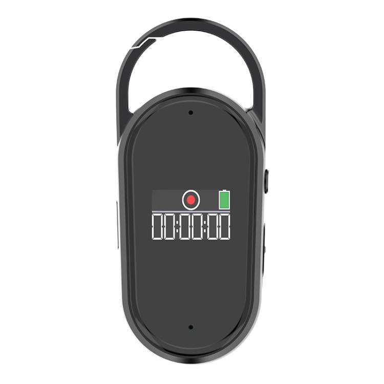 S29A 0.42-inch TFT Display Portable Keychain AI Voice Recorder Support AIREC-APP, Memory:256GB(Bl...