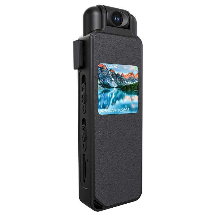 V23 0.85-inch IPS Display Portable Motion HD Camera & Voice Recorder, Memory:8GB(Black)