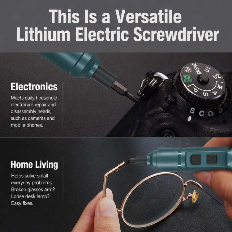 Dual Power Pen-Type Electric Screwdriver, Style:12 in 1