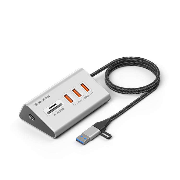 Blueendless Type-C / USB-C Port Multifunctional HUB Docking Station, Specification:5 Ports Hub(Grey)