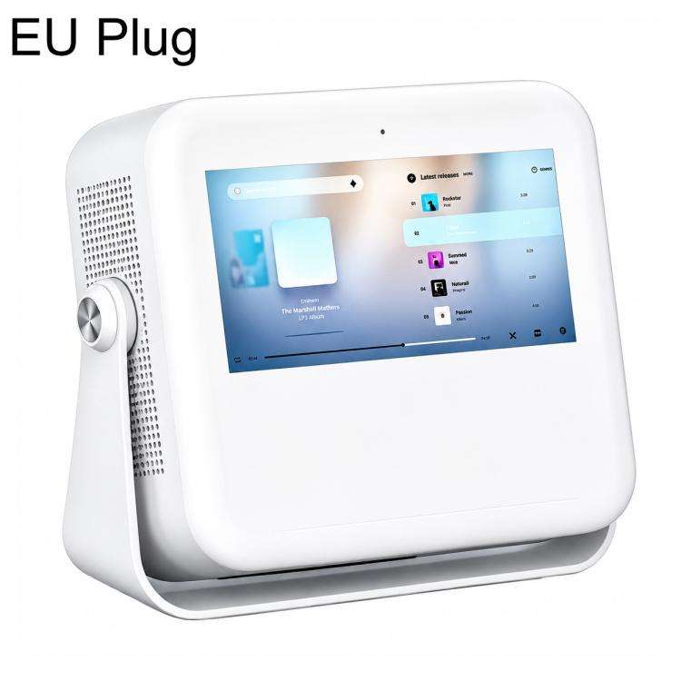 A53 Android 13 Ultra HD Auto Focus Compact LED Projector, Plug Type:EU Plug(White)