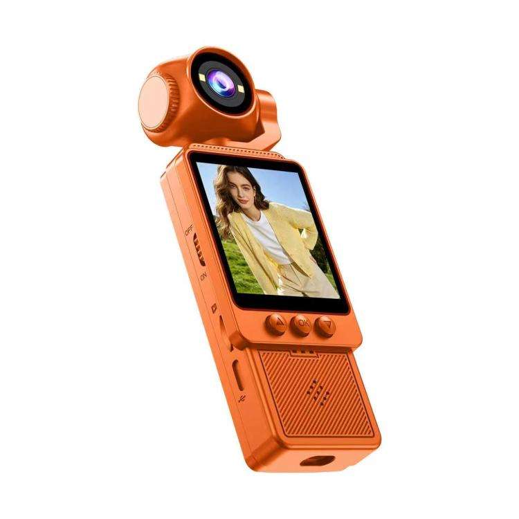 DV09 4K WiFi 1.54 inch HD Screen Action Camera(Orange)