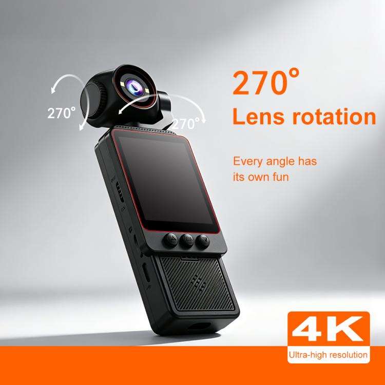 DV09 4K WiFi 1.54 inch HD Screen Action Camera(Black)