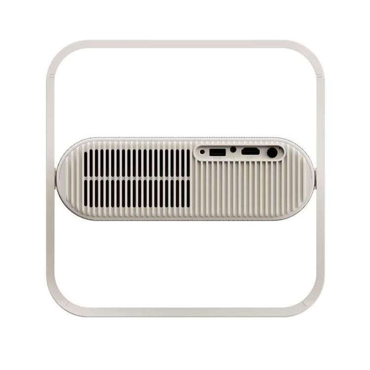 NSL03 Portable Ultra-Thin Automatic Calibration Smart HD Projector, Plug Type:EU Plug(Milky White)
