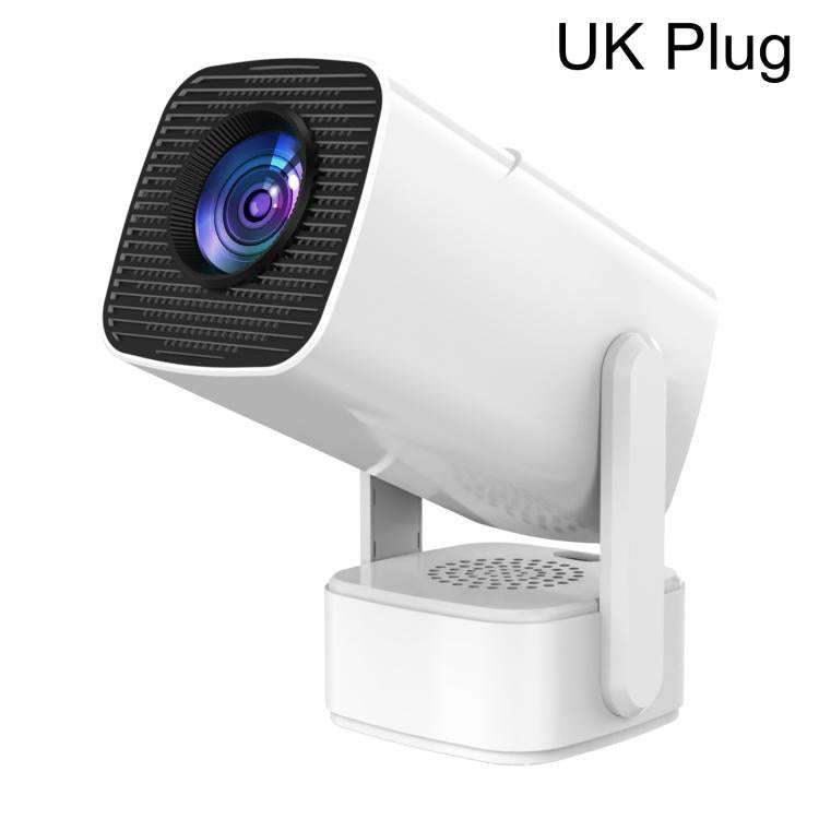 P30 Max Android 13 4K High Definition Smart Portable Projector with Built-in Speaker, UK Plug(White)