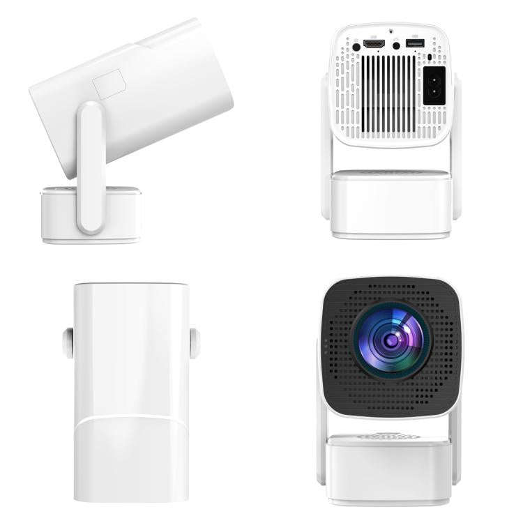 P30 Max Android 13 4K High Definition Smart Portable Projector with Built-in Speaker, EU Plug(Black)