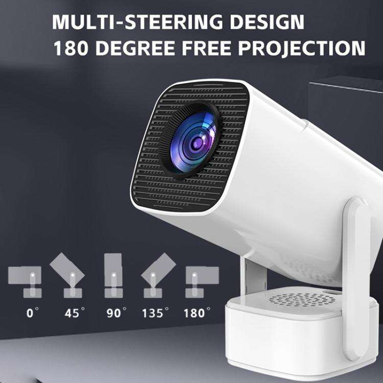 P30 Max Android 13 4K High Definition Smart Portable Projector with Built-in Speaker, AU Plug(Black)