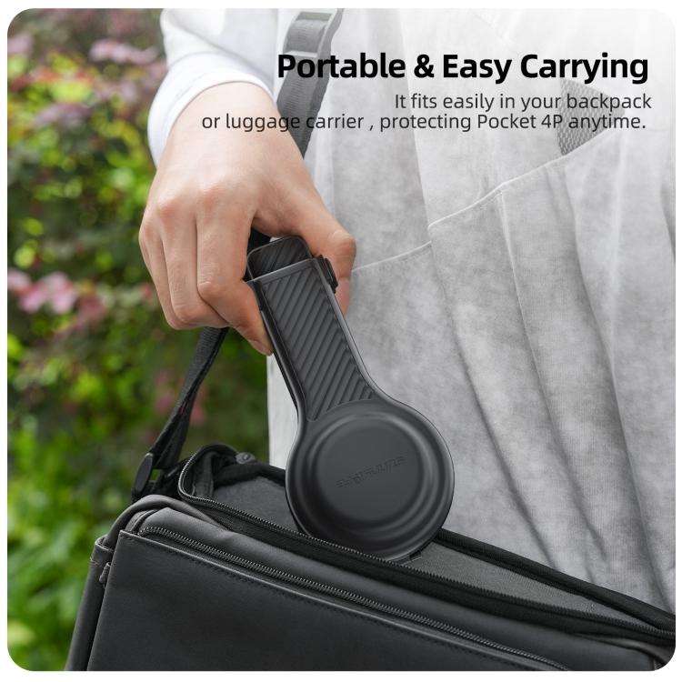 For DJI Osmo Pocket 4P Sunnylife Bulb-Shaped Gimbal Camera Protective Cover Storage Box with Lany...