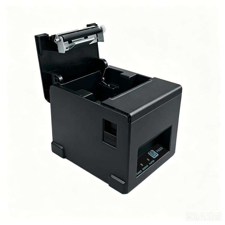 POS-8390 80mm Thermal Receipt Printer, Plug:US Plug(Black)