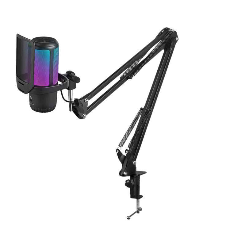 APK005 AI Smart Noise Reduction Condenser Cantilever Microphone(Black)