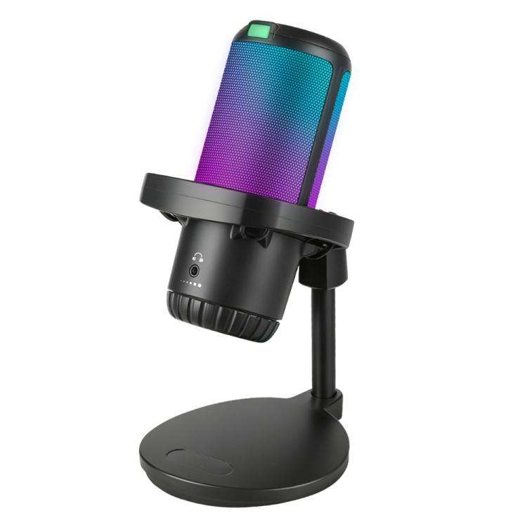 APK005 AI Smart Noise Reduction Condenser Desktop Microphone(Black)