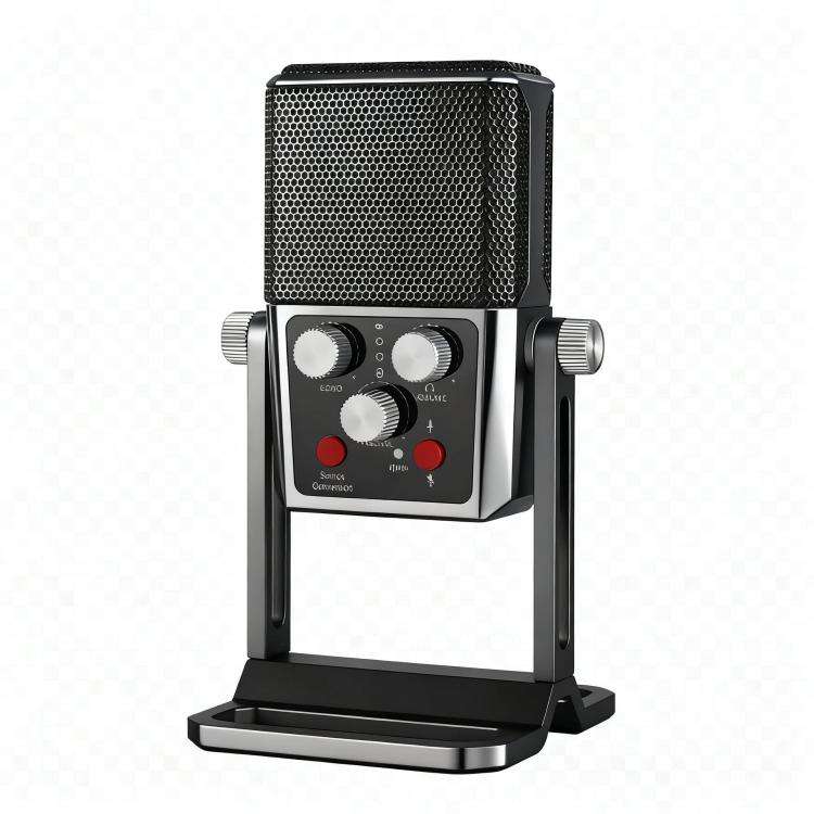 BM-959PL Multi-directional Switching ASMR Recording Condenser Microphone(Black)