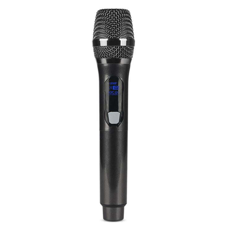 E1 UHF 2 in 1 Rechargeable Wireless Microphone(Grey)