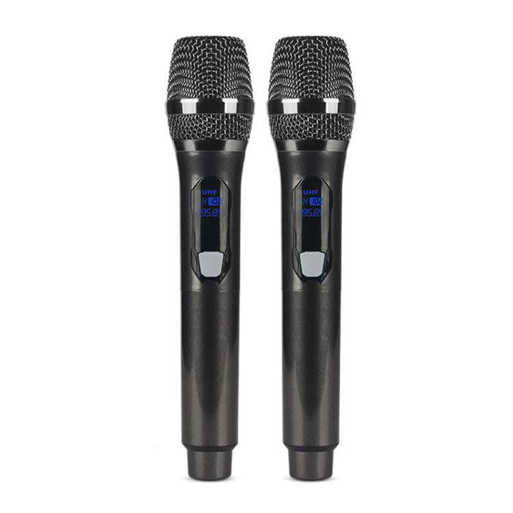 E1 UHF 1 to 2 Rechargeable Wireless Microphone(Grey)