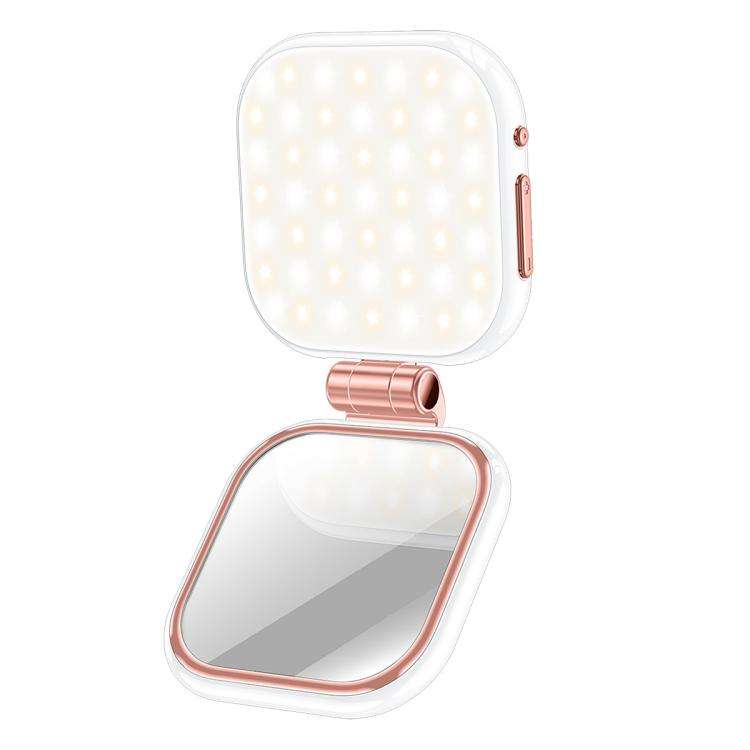 Yesido DH18 Magnetic Phone Holder Fill Light with Mirror(White)