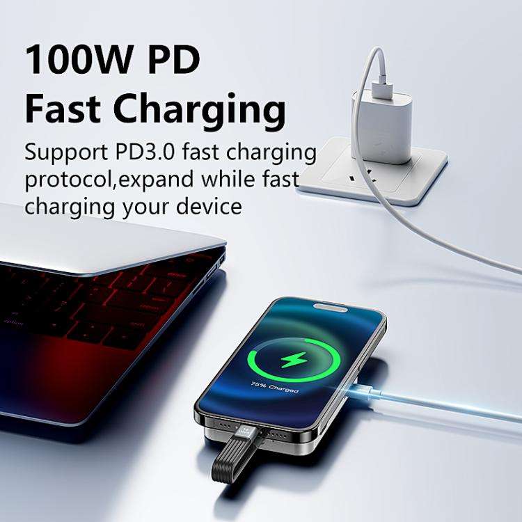 Blueendless M3HD 3 in 1 10Gbps USB-C 4K HUB Magnetic NVMe SSD Enclosure