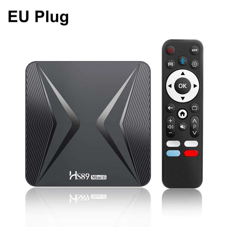 HS89 Mini 15 Android 14 Smart TV Set Top Box, 4GB+32GB, RK3539 Quad-Core Cortex-A55(EU Plug)
