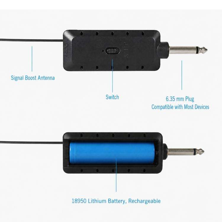 E8 2 in 1 VHF Wireless Noise Reduction Handheld Microphone(Gold)