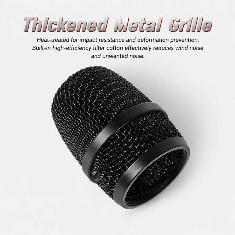 E8 2 in 1 VHF Wireless Noise Reduction Handheld Microphone(Black)