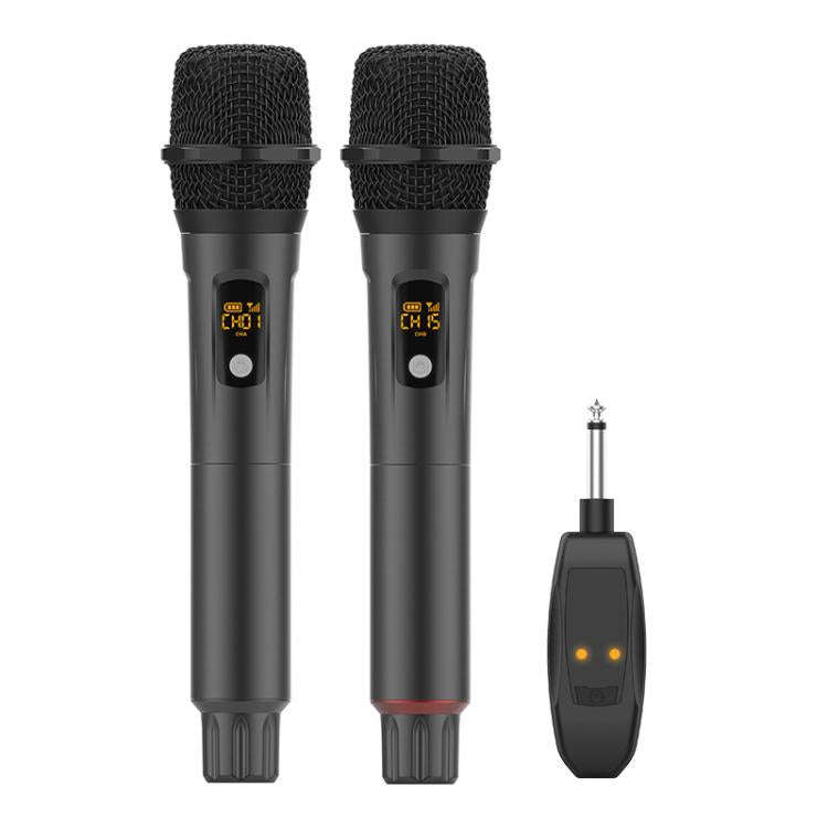 G109 1 to 2 Anti-Feedback 2.4G Wireless Handheld Microphone(Grey)