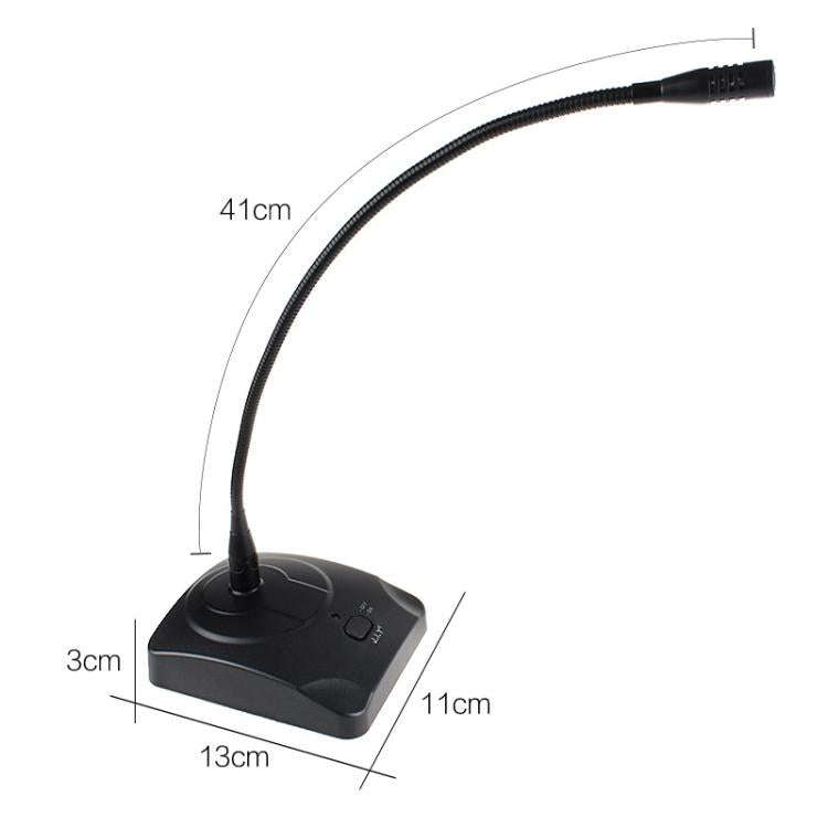 SF-38 Integrated Wired Gooseneck Microphone(Black)