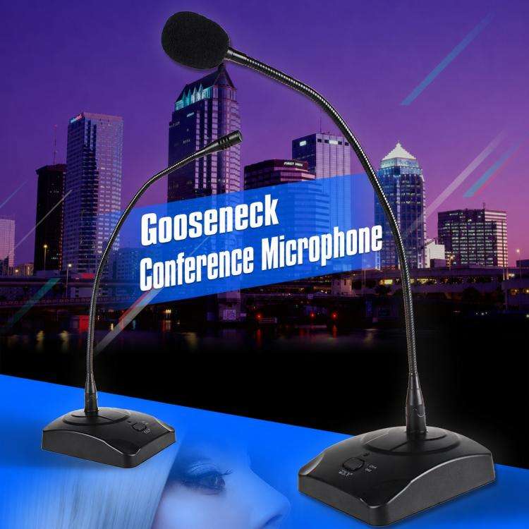 SF-38 Integrated Wired Gooseneck Microphone(Black)