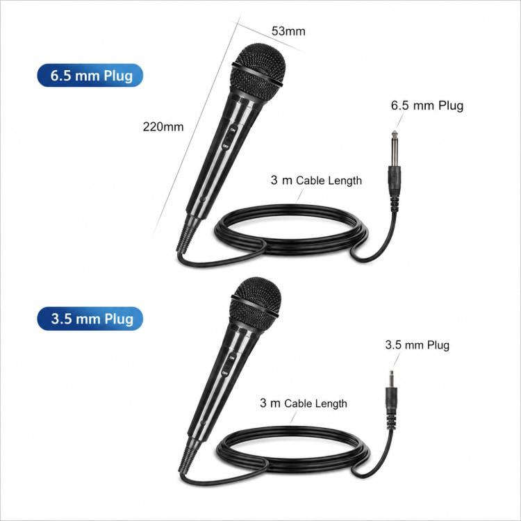 YS-02 Separate Wired Dynamic Microphone, Specification:3.5mm