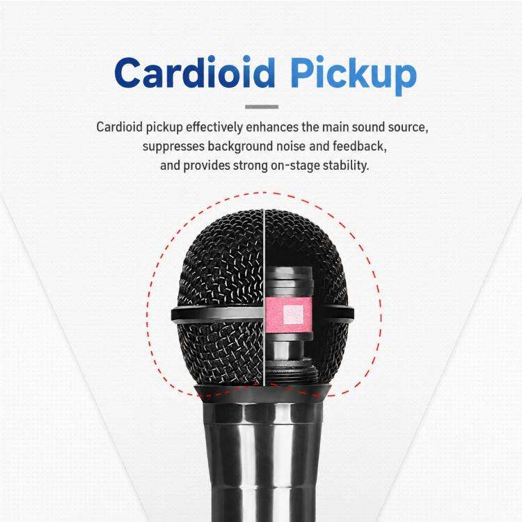 YS-02 Separate Wired Dynamic Microphone, Specification:6.35mm