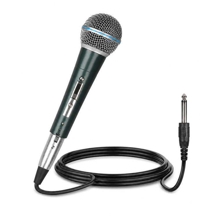 YS-58 Separate Wired Handheld Microphone, Specification:6.35mm(Dark Blue)