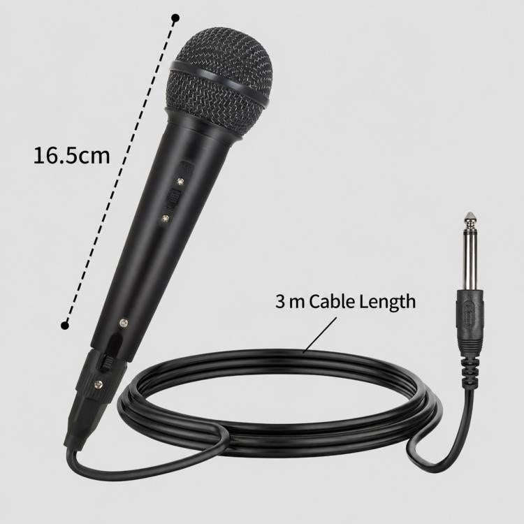 YS-102 Integrated Wired Dynamic Microphone, Specification:6.35mm