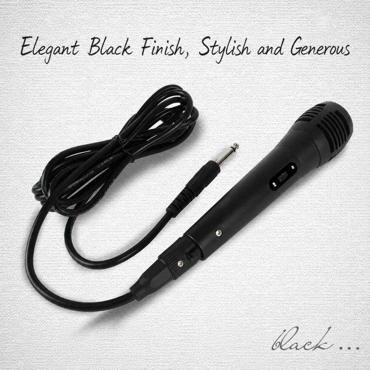 YS-102 Separate Wired Dynamic Microphone, Specification:6.35mm