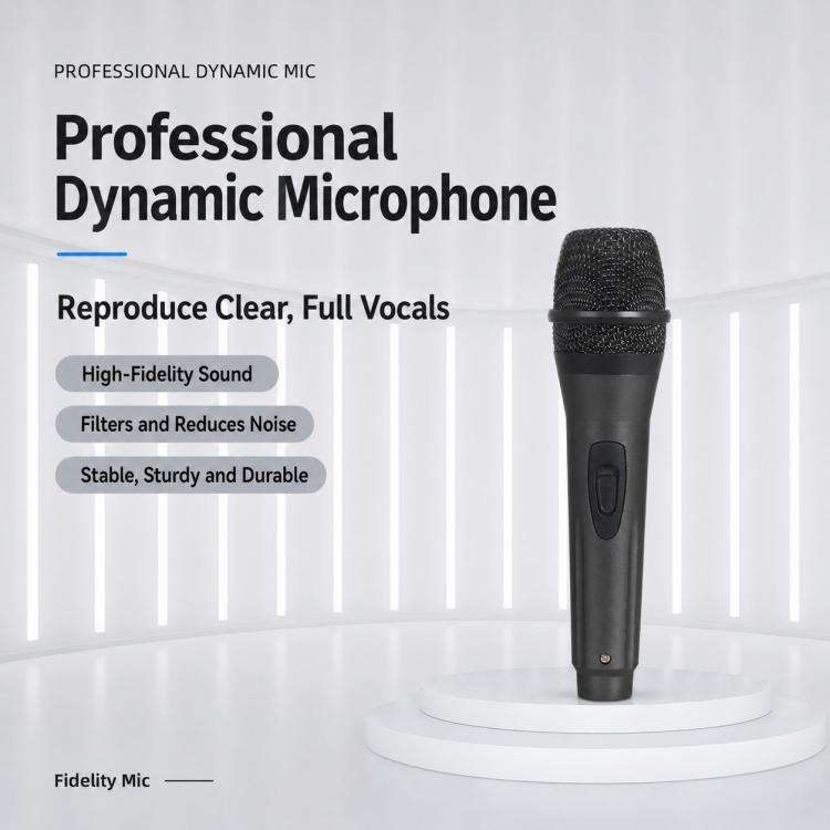 YS-223 Anti-feedback Separate Wired Microphone, Specification:6.35mm