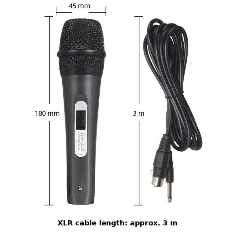 YS-225 Anti-feedback Separate Wired Microphone, Specification:6.35mm