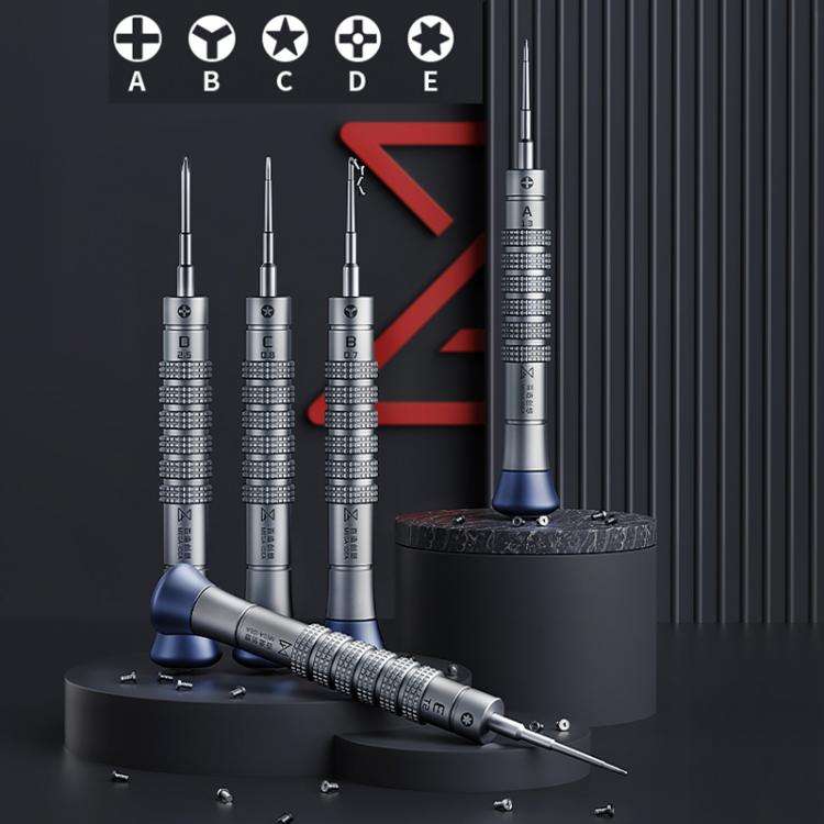 MEGA-IDEA 2D Throne Non-slip Aluminum Alloy Precise Screwdriver, Model:C 0.8