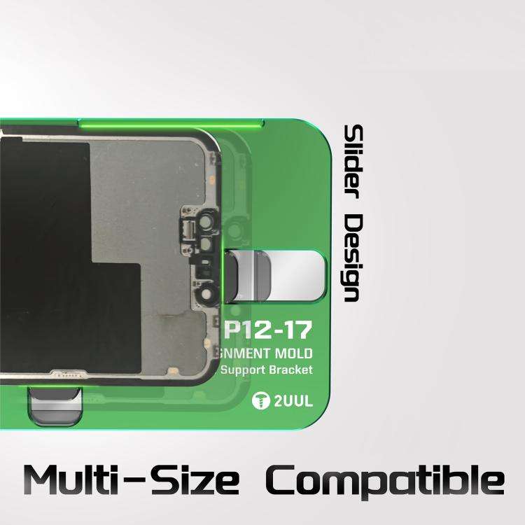 2UUL SH01 Screen Laminating Magnetic Alignment Mold with Support Bracket for iPhone 12-17 Pro Max