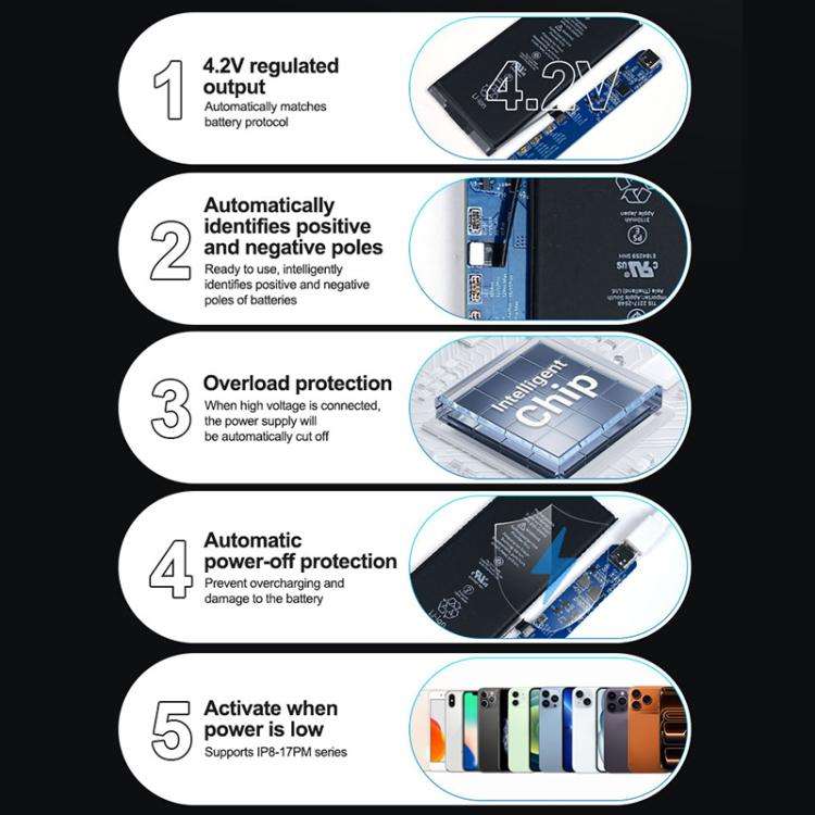 SUNSHINE SS-903 SE Battery Charging Activation Board for iPhone 8-16 Pro Max / SE2 / SE3