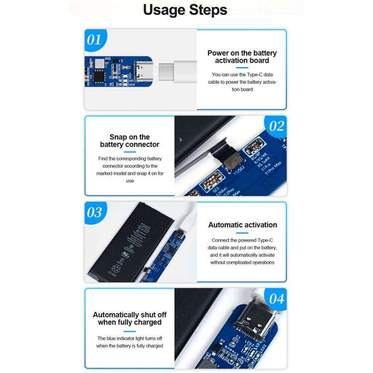 SUNSHINE SS-903 SE Battery Charging Activation Board for iPhone 8-16 Pro Max / SE2 / SE3