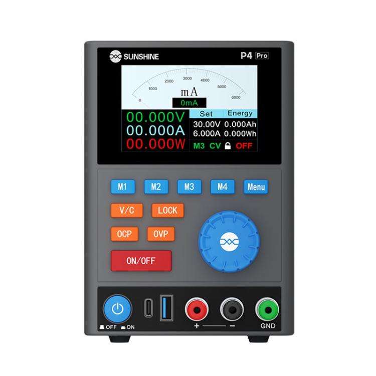 SUNSHINE P4 Pro 30V / 6A Smart DC Regulated Power Supply, Plug:EU Plug