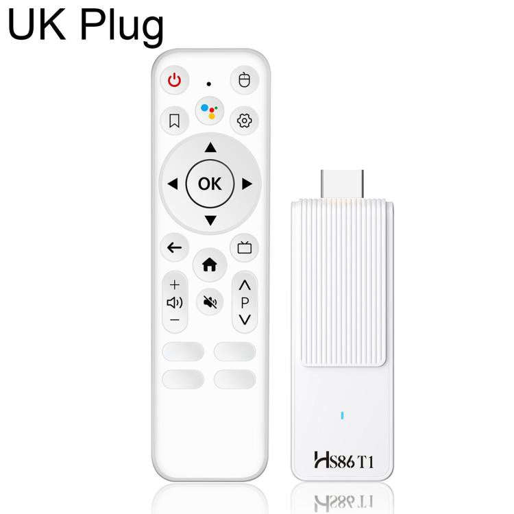 HS86 T1 Android 14 Mini HD TV Stick with Remote Control, 2GB+16GB, RK3518 Cortex-A53 Quad-Core, P...