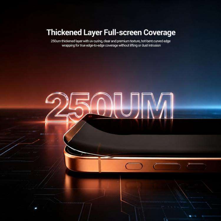 RELIFE GF-12U Tempered Privacy Matte UV Film with UV Curing LED Lamp
