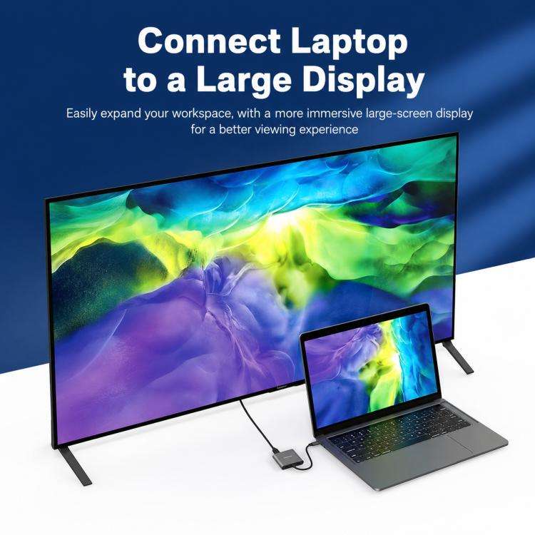 Blueendless HD201 Type-C to Dual HDMI 4K 60Hz Docking Station