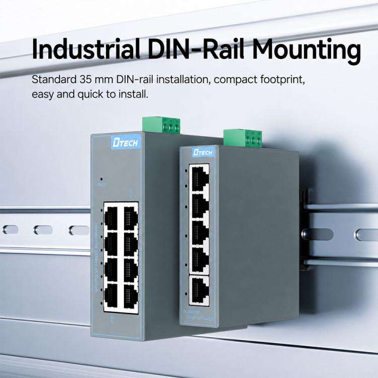 100 Mbps Switch Industrial Rail Ethernet Switch(8 Ports)