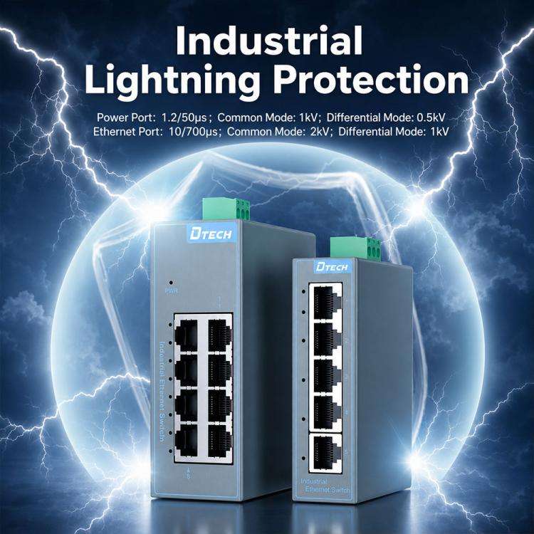 100 Mbps Switch Industrial Rail Ethernet Switch(8 Ports)
