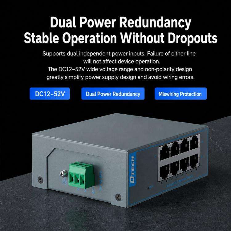 100 Mbps Switch Industrial Rail Ethernet Switch(8 Ports)