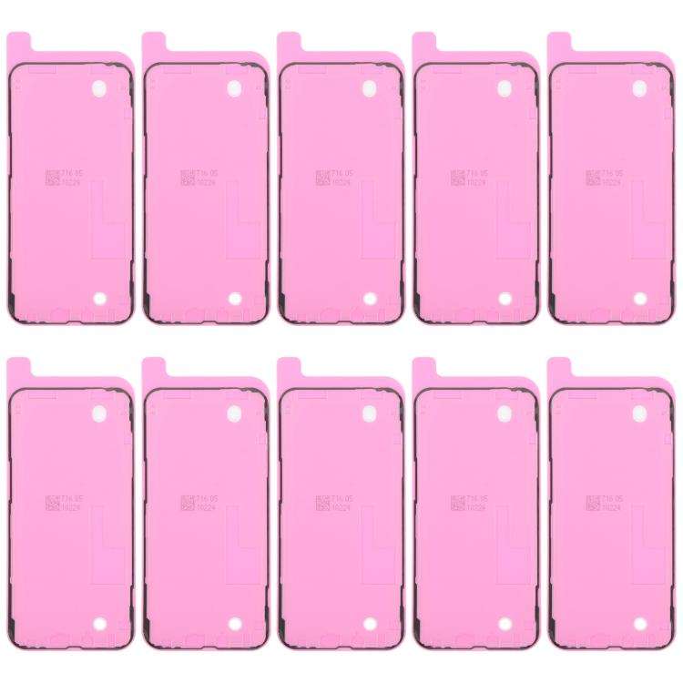 For iPhone 13 Pro Max 10pcs OEM LCD Frame Bezel Waterproof Adhesive Gasket, Airtightness Test Com...