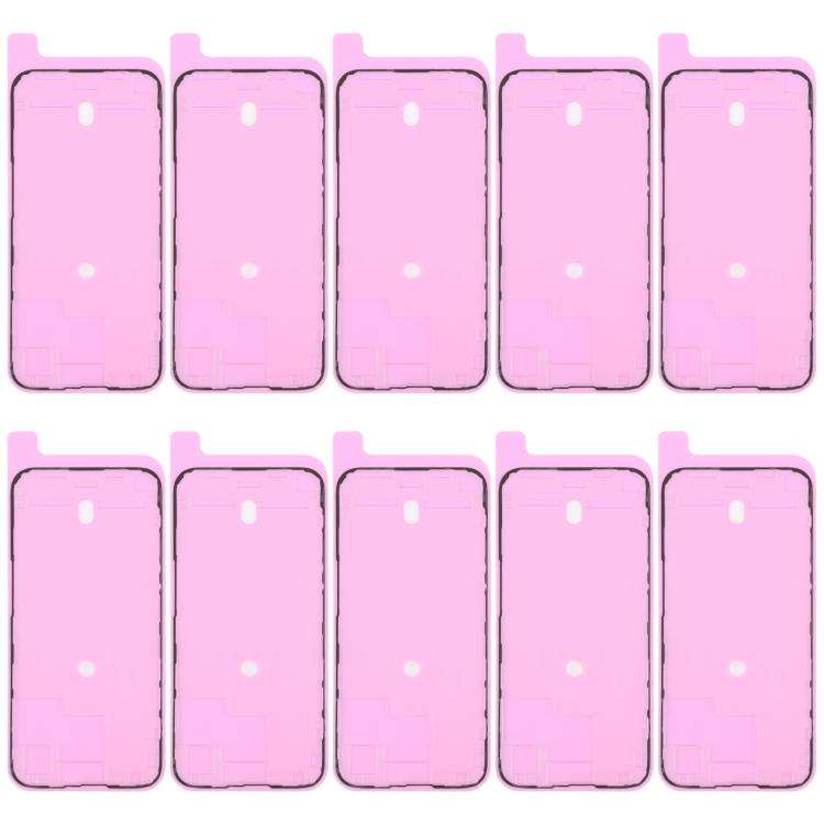 For iPhone 15 Pro Max 10pcs OEM LCD Frame Bezel Waterproof Adhesive Gasket, Airtightness Test Com...
