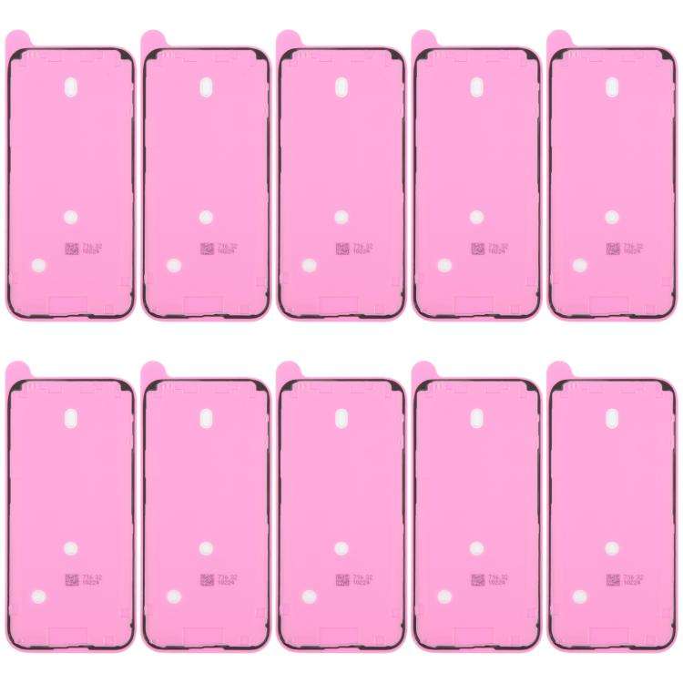 For iPhone 16 Pro Max 10pcs OEM LCD Frame Bezel Waterproof Adhesive Gasket, Airtightness Test Com...
